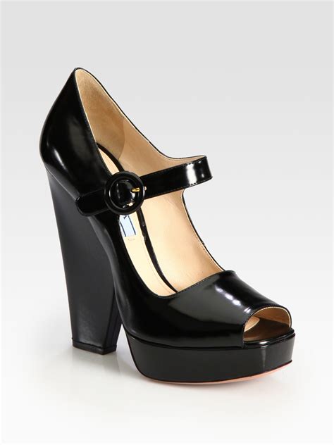 prada heeks|Prada platform heels.